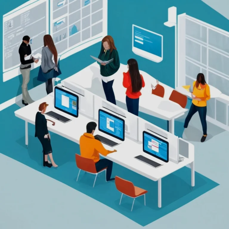 Students engaging in an IT security workshop