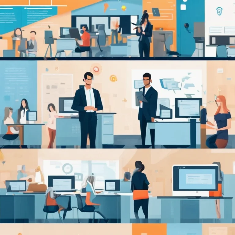 Students engaging in interactive IT security training session